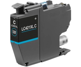 Cartouche Compatible Brother LC-421XLC Cyan ~ 500 Pages