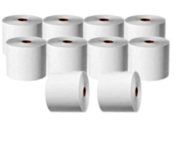10 Rouleaux de papier thermique 44x75x11mm