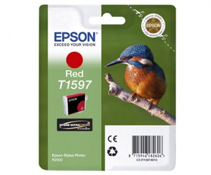 Cartouche Original Epson T1597 Rouge 17ml