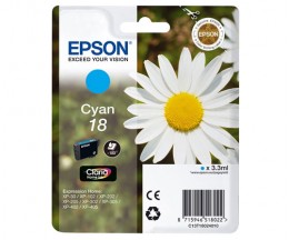 Cartouche Original Epson T1802 / 18 Cyan 3.3ml