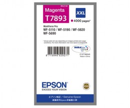 Cartouche Original Epson T7893 XXL Magenta 34.2ml ~ 4.000 Pages