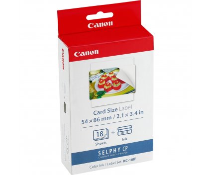 Cartouche Original Canon KC-18IF + 18 folhas 54mm x 86mm