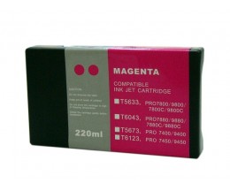 Cartouche Compatible Epson T5633 Magenta 220ml