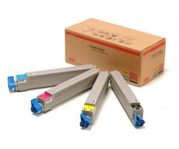 4 Toners Originales, OKI 43112702 ~ 15.000 Pages