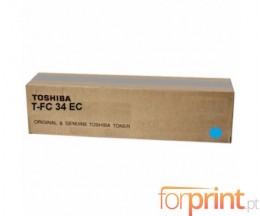 Toner Original Toshiba T-FC 34 EC Cyan ~ 11.500 Pages
