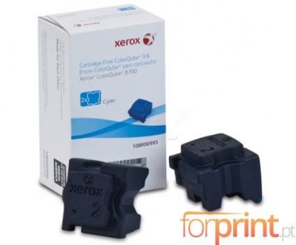 2 Toners Originales, Xerox 108R00995 Cyan ~ 4.200 Pages